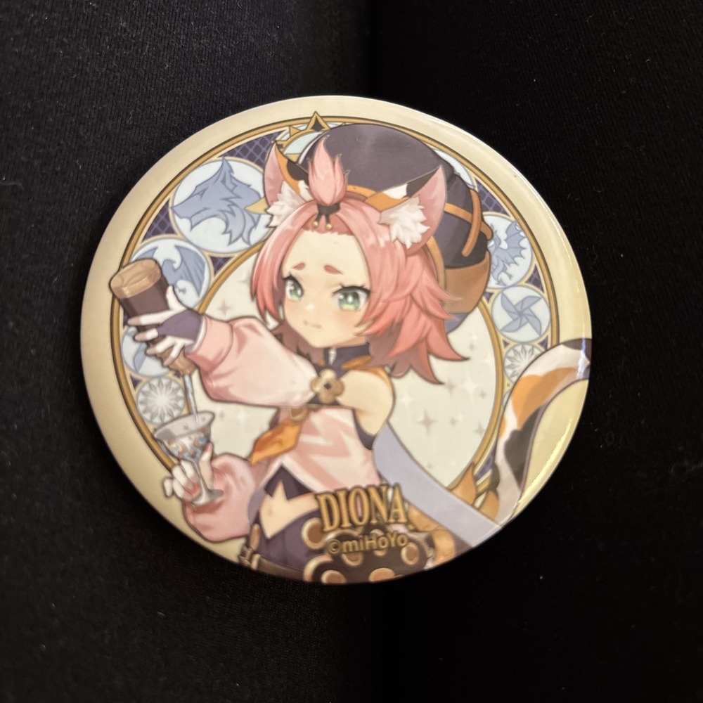 Genshin Impact Diona Badge‎ / Pin Anime
